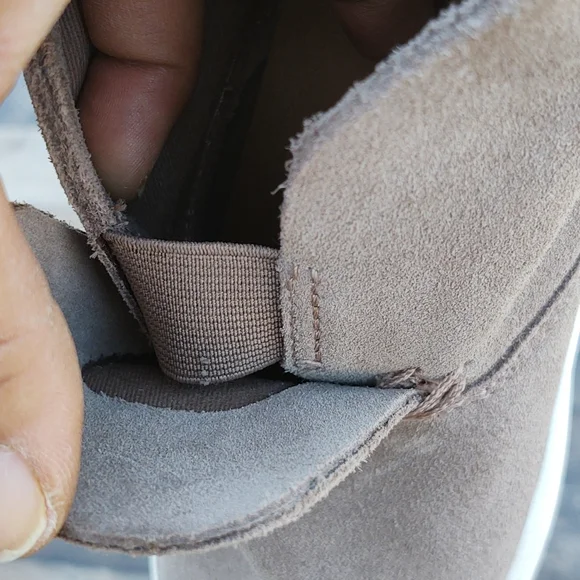 DV By Dolce Vida Roselyn Suede High Top Sneakers Chukka style pull on sz 8 women - Picture 13 of 15